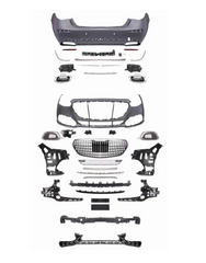 A To Z Compatible With Mercedes Benz S Class W223 (2021-2025) Car Upgrade To Maybach Mhb Bumper Body Kit Front After Lip Diffuser Exhaust Tips Fog Gril Cover Grill CC-8919 (Shipping Cost Not Included In Price)