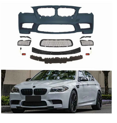 A To Z Compatible With BMW 5 Series F10 (2010-2017) Front Rear Bumper Upgrade Convert To M Sport M5 Body Kit Bumper Side Skirt Running Board F10-017 Gc CC-9181 (Shipping Cost Not Included In Price)