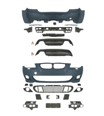 A To Z Compatible With BMW 5 Series E60 (2004-2010) Front Rear Bumper Upgrade Convert To M Sport Mt M Tech Body Kit Bumper Side Skirt Running Board E60 Body Kit Mt Set Gc CC-9195 (Shipping Cost Not Included In Price)