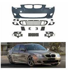A To Z Compatible With BMW 5 Series E60 (2004-2010) Front Rear Bumper Upgrade Convert To M Sport Mt M Tech Body Kit Bumper Side Skirt Running Board E60 Body Kit Mt Set Gc CC-9195 (Shipping Cost Not Included In Price)