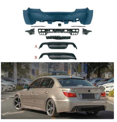 A To Z Compatible With BMW 5 Series E60 (2004-2010) Front Rear Bumper Upgrade Convert To M Sport Mt M Tech Body Kit Bumper Side Skirt Running Board E60 Body Kit Mt Set Gc CC-9195 (Shipping Cost Not Included In Price)