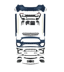 A To Z Compatible With Mercedes Benz C Class W206 (2022-2025) Front Rear Bumper Side Skirt Diffuser Exhaust Tip Upgrade Convert To Amg Amg C63 Bumper Body Kit W206-010 CC-9552 (Shipping Cost Not Included In Price)