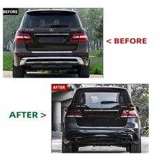 A To Z Compatible With Mercedes Benz Gle W166 (2016-2019) Front Rear Bumper Upgrade Convert To Amg Gle63 Amg Bumper Body Kit Set W166-008 Gc CC-9621 (Shipping Cost Not Included In Price)
