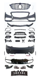 A To Z Compatible With Mercedes Benz C Class Coupe C205 (2016-2021) Upgrade Facelift Convert To C63amg Amg Body Kit Front Rear Bumper Diffuser Exhaust Tip CC-9657 (Shipping Cost Not Included In Price)