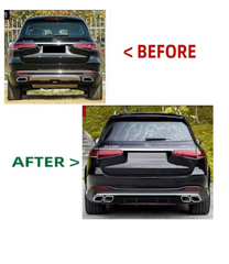 A To Z Compatible With Mercedes Benz Gls W167 X167 (2019-2025) Front Rear Bumper Upgrade Convert To Gls Amg63 Amg Bumper Body Kit Diffuser Exhaust Pipe Tip Wheel Arch Gc X167-011 CC-9732 (Shipping Cost Not Included In Price)