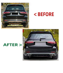 A To Z Compatible With Mercedes Benz Gls W167 X167 (2019-2025) Front Rear Bumper Upgrade Convert To Gls Amg63 Amg Bumper Body Kit Diffuser Exhaust Pipe Tip Wheel Arch Gc X167-011 CC-9732 (Shipping Cost Not Included In Price)