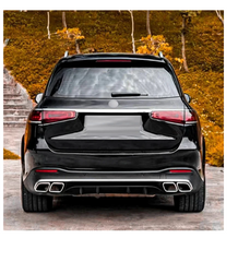 A To Z Compatible With Mercedes Benz Gls W167 X167 (2019-2025) Front Rear Bumper Upgrade Convert To Gls Amg63 Amg Bumper Body Kit Diffuser Exhaust Pipe Tip Wheel Arch Gc X167-011 CC-9732 (Shipping Cost Not Included In Price)