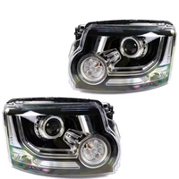 Head Lamp Assembly (16 Pins) Left LR052380 & Right LR052389 Compatible With Land Rover Discovery 4