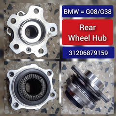 Rear Wheel Hub 31206879159 31206866316 31206871193 31206869787 31206871193 33406899174 33406899175 Compatible With BMW 3 Series (G20, G80, G28) & 5 Series (G30, F90) & 7 Series (G11, G12)
