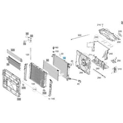 Radiator 2045000203 2045002203 2045004303 Compatible with MERCEDES-BENZ C-CLASS (W204) & E-CLASS (W212) & SLK (R172)