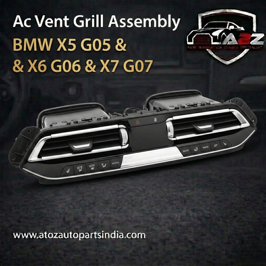 Black Center Ac Vent Grille Assembly 64119458542 Compatible With BMW X5 G05 & X6 G06 & X7 G07