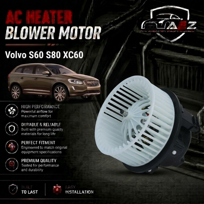 Blower Motor 30767008 31267505 31291516 31291516-8 8623276 LR002630 LR009738 LR010387 LR016627 Compatible With Volvo S60 S80 XC60