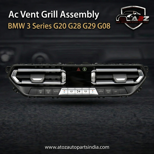 Black Center Ac Vent Grille Assembly 64119855413 Compatible With BMW 3 Series G20 G28 G29 G08