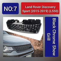 Sport Black Chrome Show Grill Compatible With Land Rover Discovery Sport L550 (2015-2019) Tag 7