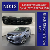 Black Chrome Show Grill Compatible With Land Rover Discovery Sport L550 (2020-22)Tag 12