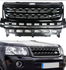 Black Chrome Show Grill Compatible With Land Rover Freelander 2 L359 (2013-15) Tag 17