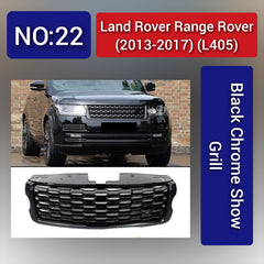 Black chrome Show Grill Compatible With Land Rover Range Rover (L405)  (2013-17) Tag 22