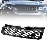 Black Chrome Show Grill  Compatible With  Land Rover RANGE ROVER EVOQUE  L538 Land Rover L538 (2016-19) Tag 31