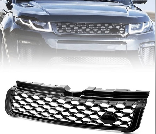 Black Chrome Show Grill Compatible With Land Rover RANGE ROVER EVOQUE L538 Land Rover L538 (2016-19) Tag 31