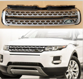 Silver Chrome Show Grill  Compatible With  Land Rover RANGE ROVER EVOQUE  L538 Land Rover L538 (2016-19)Tag 33
