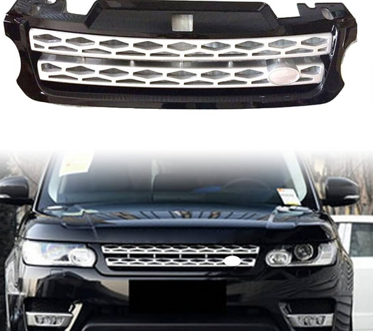 Silver Chrome Show grill Compatible With Land Rover Range Rover Sport L494 (2014-17) Tag 41