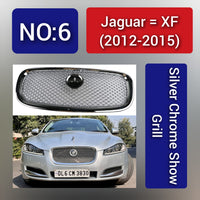 Silver Chrome Show Grill Compatible With Jaguar XF (2012-15)