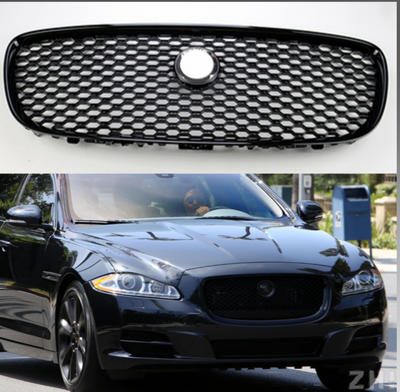 Black Chrome Show Grill Compatible With Jaguar XJL(2011-15)