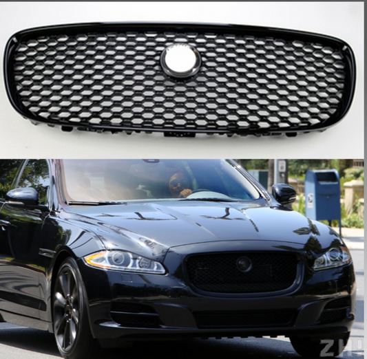 Black Chrome Show Grill Compatible With Jaguar XJL(2011-15)