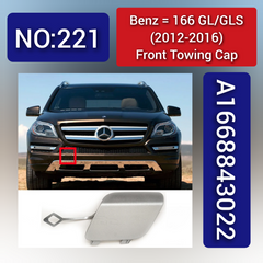 Benz 166 GL/GLS (2012-2016) Front Towing Cap. Ref No A1668843022. Tag 221