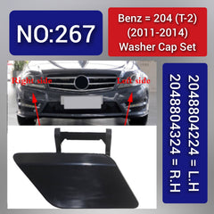 Benz 204 (T-2) (2011-2014) Washer Cap Set. 2048804324 = R.H 2048804224 = L.H. Tag 267