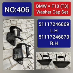 BMW = F10 (T3) Washer Cap Set. Ref No 51117246869 L.H, 51117246870 R.H Tag 406