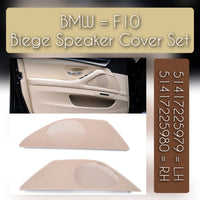 Beige Craft Door Speaker Grill Set Left 51417225979 & Right 51417225980 Right 51417225970 Compatible With BMW 5 Series F10 F11 F18