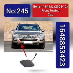 Benz 164 ML (2008-12) Front Towing Cap. 1648853423. Tag 245.