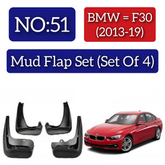 BMW F30 (2013-19) Mud Flap Set (Set of 4) Tag 51