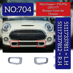 Air Duct Brake Chrome Compatible With MINI COOPER F55 / F56 Air Duct Brake Chrome Left 551117337811 & Right 51117337812 Tag-FC-704