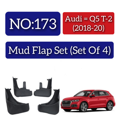 Audi Q5 T-2 (2018-20) Mud Flap Set (Set of 4) Tag 173