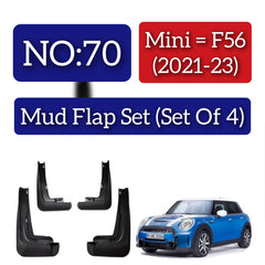 BMW F56 (2021-23) Mud Flap Set (Set of 4) Tag 70