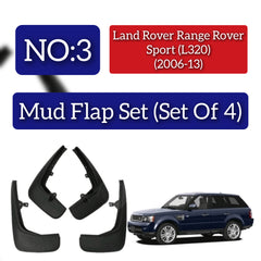 Land Rover Range Rover Sport (L320) (2006-13) Mud Flap Set (Set of 4) Tag 3