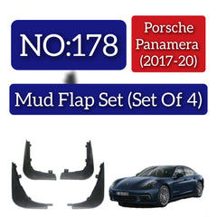 Porsche Panamera (2017-20) Mud Flap Set (Set of 4) Tag 178