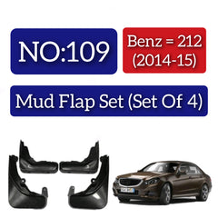 Mercedes Benz 212 (2014-15) Mud Flap Set (Set of 4) Tag 109