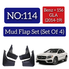 Mercedes Benz 156 GLA (2014-19) Mud Flap Set (Set of 4) Tag 114