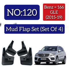 Mercedes Benz 166 GLE (2015-19) Mud Flap Set (Set of 4) Tag 120