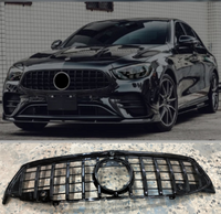 LCI GTR Black Chrome Show Grill Compatible With Mercedes Benz E-Class W213 (2021-2023) Tag 81