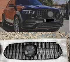 AMG Version GTR Black Chrome Show Grill Compatible With Mercedes Benz GLE-Class W167 (2019-2023 ) Tag 96