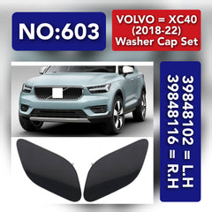 VOLVO = XC40 (2018-22) Washer Cap Set.Ref No 39848102 31449358 = L.H, 39848116 39848102 = R.H Tag 603