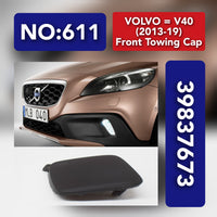 Front Towing Cap 39837673 Compatible With VOLVO V40 (2013-19) Tag No. 611