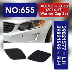 VOLVO = XC60 (2014-17) Washer Cap Set.Ref No 39821577 = L.H, 39821592 = R.H Tag 655