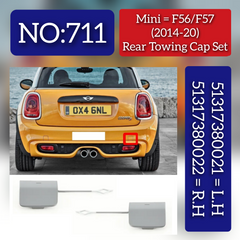 Rear Towing Cap Set.Ref No 51317380021 = L.H, 51317380022 = R.H Mini = F56/F57 (2014-20) Tag 711