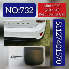 Rear Towing Cap 51127401570 Mini Cooper F60 (2017-2020) Tag No.732