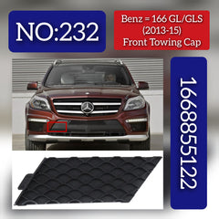 Benz 166 GL/GLS (2013-15) Front Towing Cap. Ref No 1668855122. Tag 232